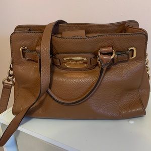 Michael Kors Camel colored Hamilton Tote Crossbody or Hand Bag